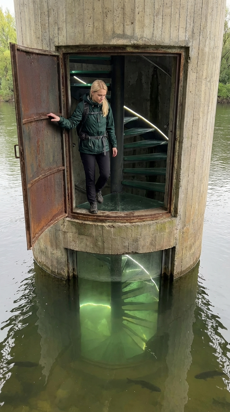 Hidden Bridge Column Bunker — A Secret Underwater Survival Shelter