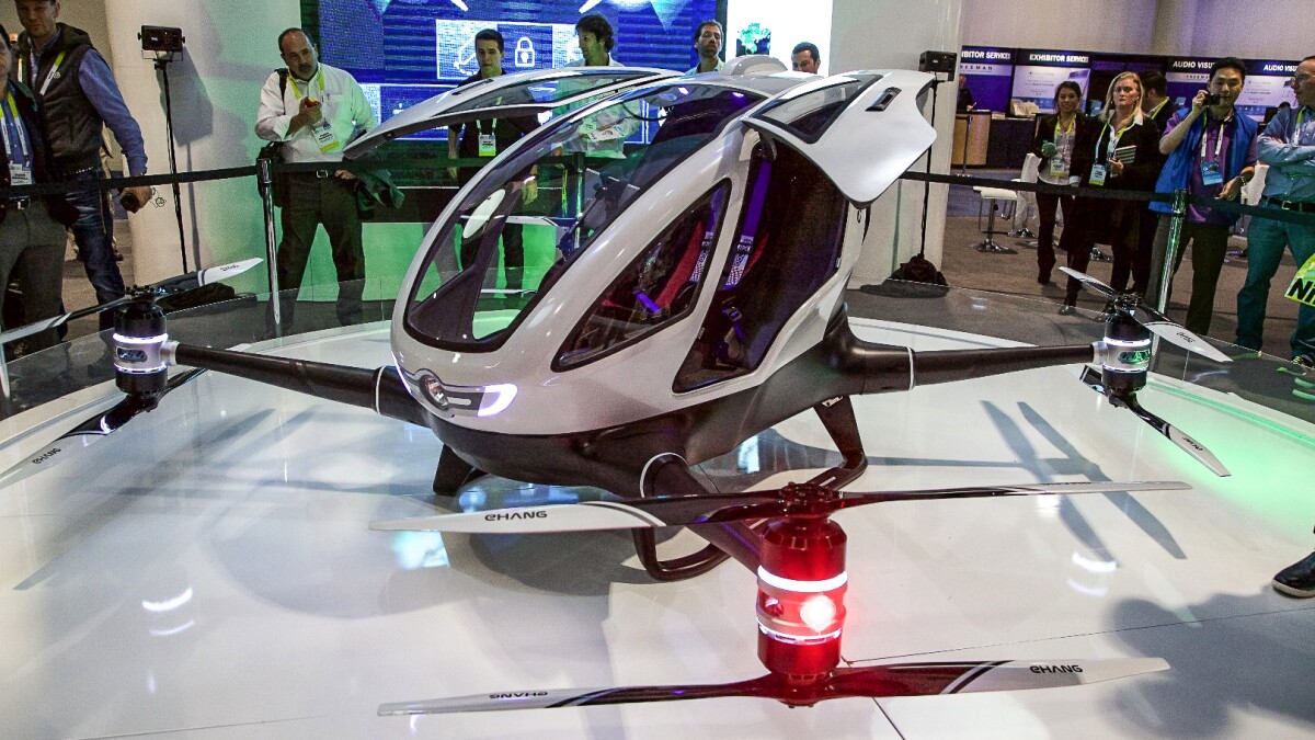 A Chinese company has revealed the world’s first passenger drone, a magnificent looking one-person courier that will set you back $300,000, if it is allowed to fly.