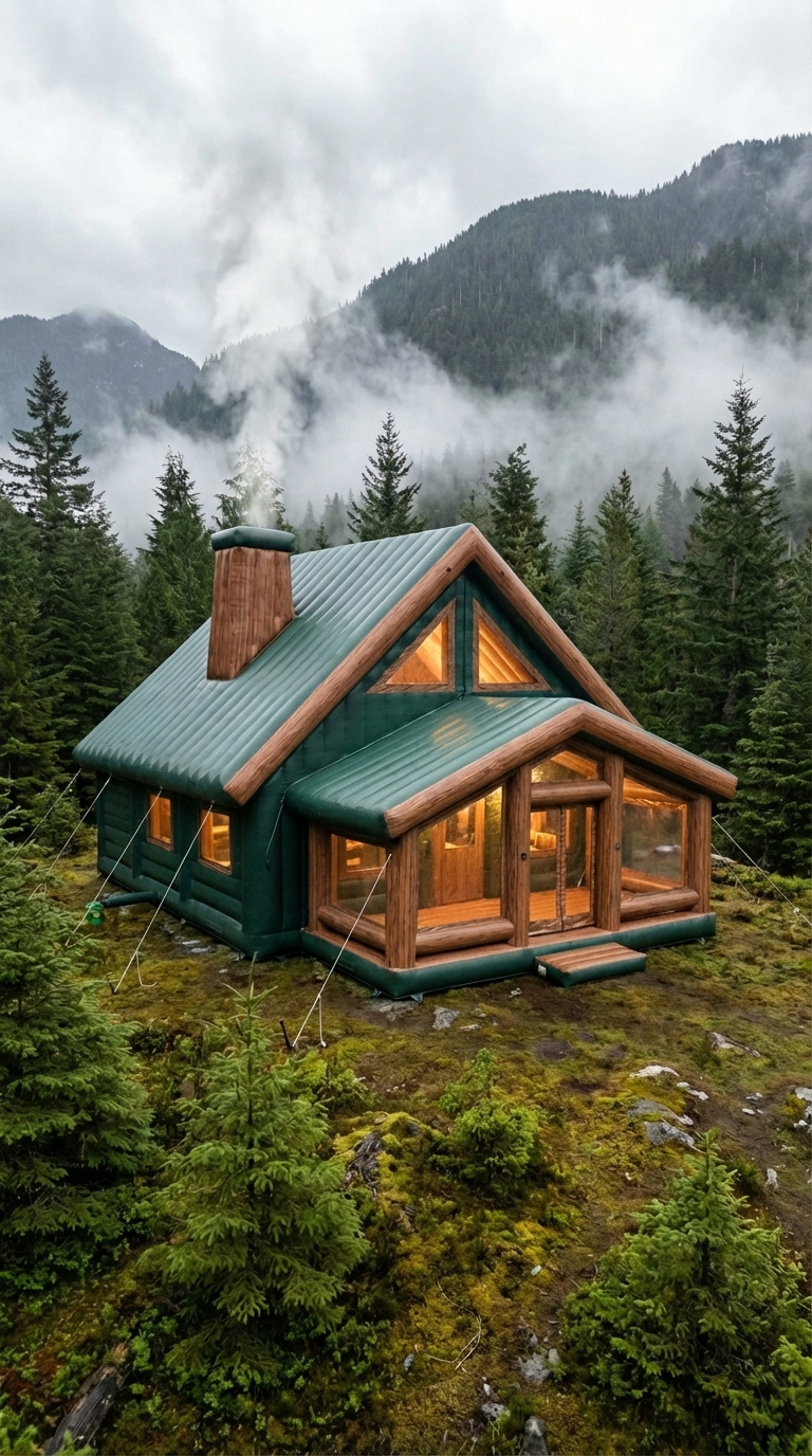 Inflatable Off-Grid Cabin – Rapid Deployment Survival Shelter