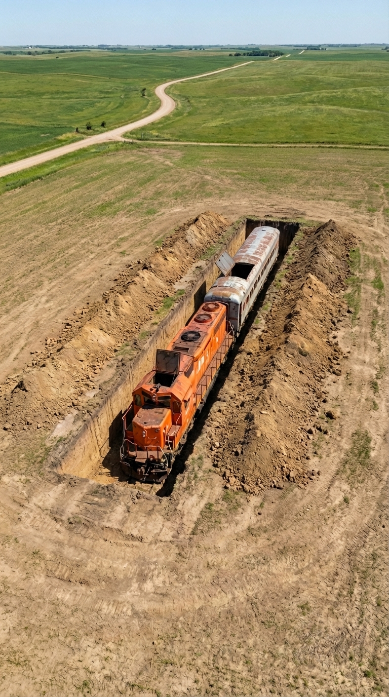 Building a Modern Home Above Our Hidden Train Bunker