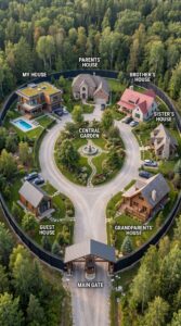 A Private Family Village Hidden in the Forest 1112