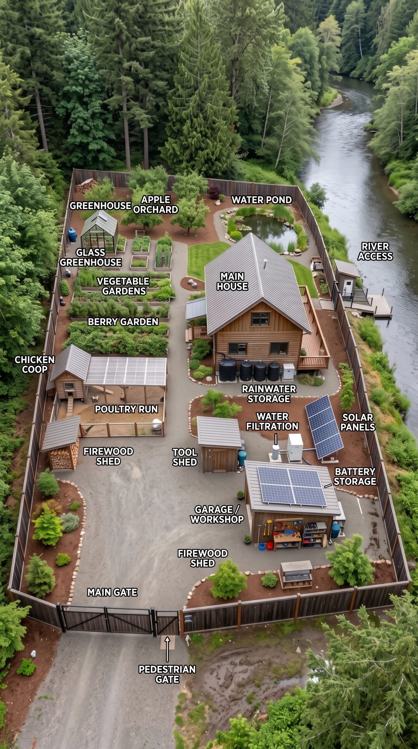 Is Building This Self-Sufficient Forest Homestead Cheaper Than You Think? (Estimated Budget)