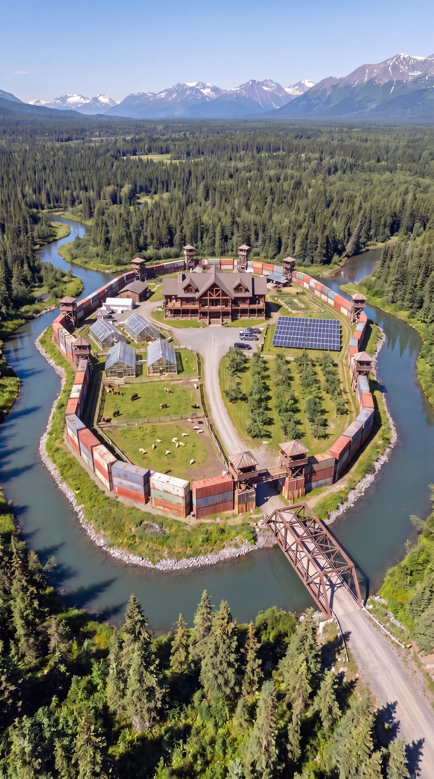 What Would It Cost to Build a Protected Forest Settlement With 150 Shipping Containers?