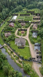 A Complete American Family Homestead: One Private Property Designed for Multiple Generations Aerial_view_of_family_settlement_2K_202609061844